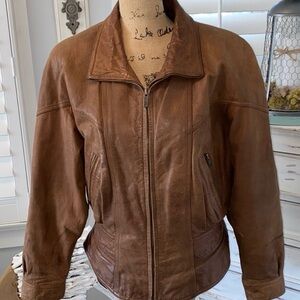 Brown Leather Women's Jacket